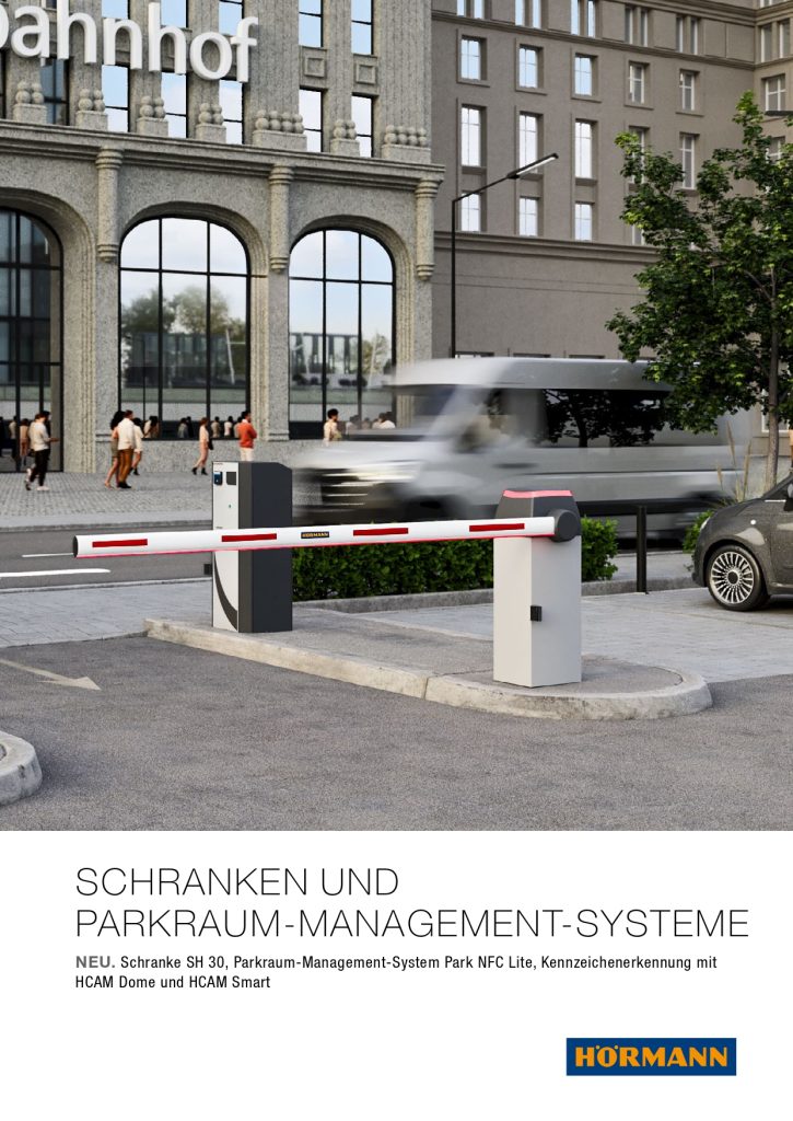 Broschuere Schranken und Parkraum Management Systeme 1 page